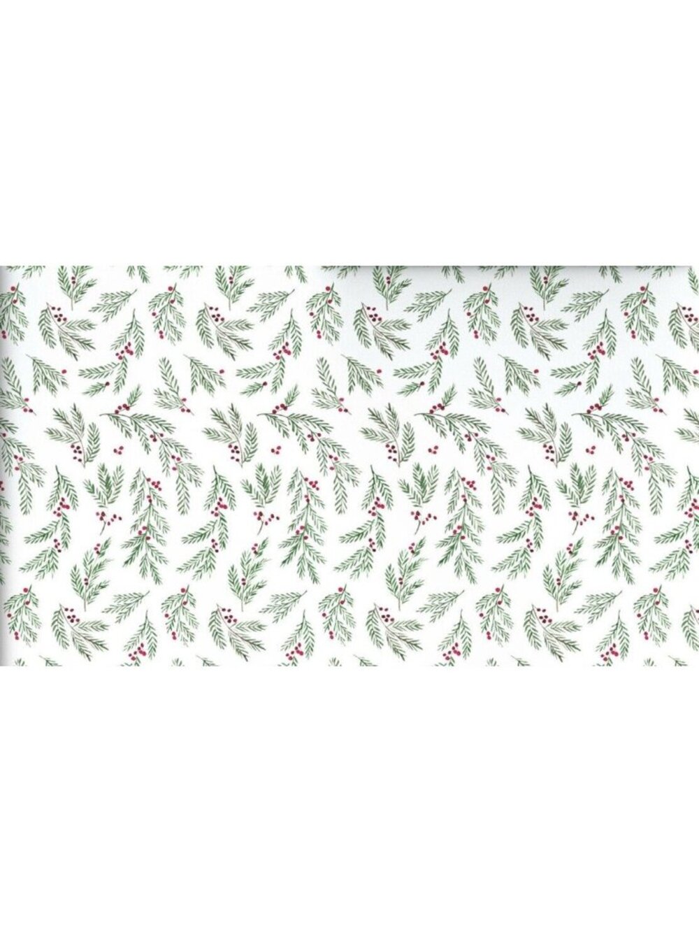 Hallmark Christmas Wrapping Paper Boughs and Berries 35 sq ft Roll Holiday Gift